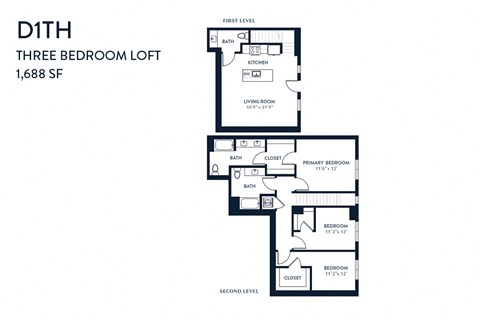 Three Bedroom D1 TH 1688 SF - Resa Long Beach